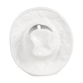 thumbnail image 3 of Jarrón de cerámica con forma de sombrero de vaquero, centro de mesa decorativo para el hogar, jarrón con forma de sombrero de temática occidental para Blanco, 3 of 9