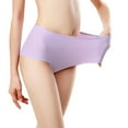 thumbnail image 2 of Summark Women's silk ice ultra-thin quick-drying one piece seamless sexy stretch cotton soft mid-waist panties, 2 of 7