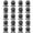 black, variant on 12 Pack Magnet Clips Fridge Magnets Strong Magnetic Clips Heavy Duty, Scratch Free Refrigerator Magnets Clips for Whiteboard, Kitchen, Office, School, Classroom (30mm Wide)