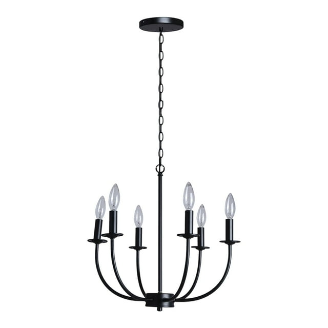 Xtricity - Pendant Light, 17.9'' Width, From the Andalusian Collection, Black
