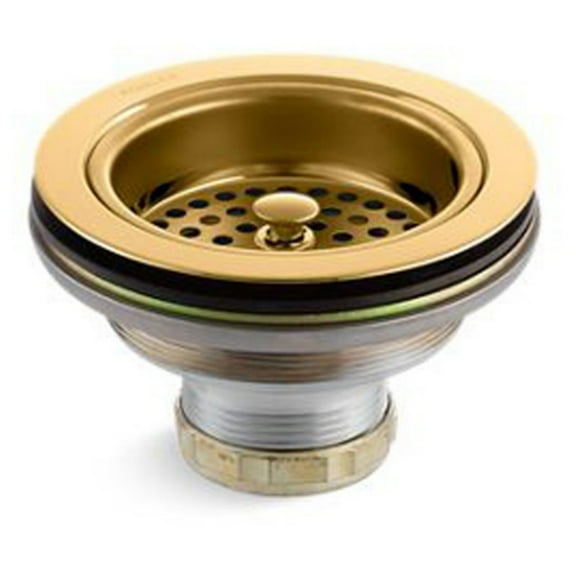 KOHLER K-8799-CP Drain and Strainer,4-1/2" L,2-7/8" H