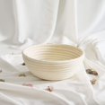 thumbnail image 5 of Cesta redonda fermentada de ratán, bola de pan de país, cesta a prueba de pruebas, panadero, #39, s, cesta de pan con cubierta de tela, 1 pieza, 25x8cm,11 Afortunado Sencillez, 5 of 5