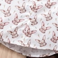 thumbnail image 5 of KPOPLK Toddler Baby Boy Outfit Clothes Baby Short Sleeve Button Up Shirt Shorts Set 2 Piece Summer Clothes(5-6 Years,Brown), 5 of 9