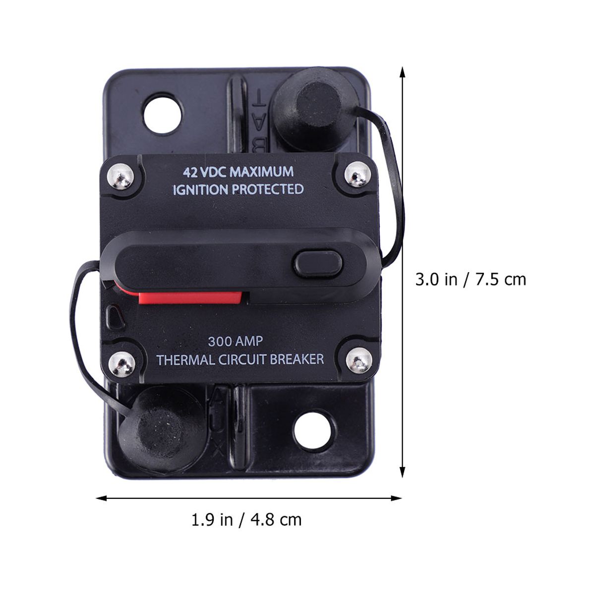 Diekin 300A Inverter Circuit Breaker Auto Reset Waterproof Cat Boat Fuse Inverter