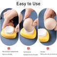 thumbnail image 2 of 3pc Magnet Egg Piercer Tool - Perfect Hard-Boiled Peeling, Shell Pricker with Safety Lock for Easy Hole Punching & Peeling, 2 of 7