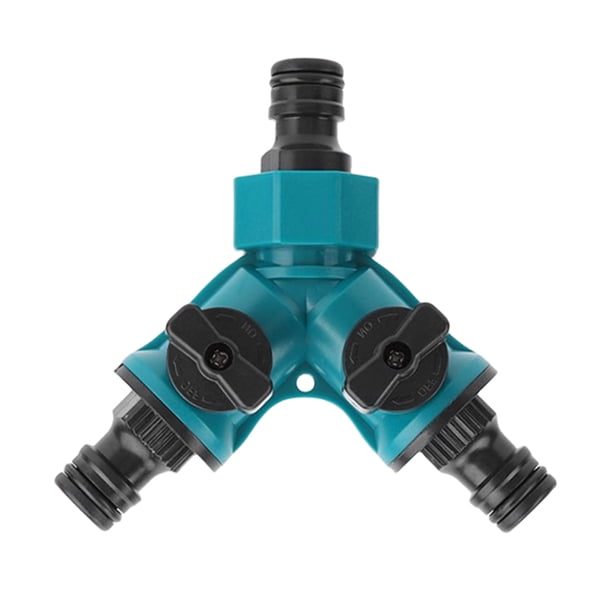 Grifo Y Divisor Conector Pezón Múltiple Manguera Jardín Interruptor Tubería Separador Doble Ajustable