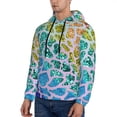 thumbnail image 3 of Sigee Rainbow Glitter for Men's Pullover Hoodie Sweatshirts Adult Casual Long Sleeve Sweatshirts ,Sizes S-4XL-X-Large, 3 of 7