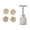 C, variant on Hand Press Mooncake Mold 3D Pattern DIY Baking Tool Food Grade Material for Mid Autumn Festival Kitchen