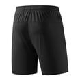 thumbnail image 4 of BRGZLK Men's Running Shorts Workout Gym Solid Color Short Quick Dry Ice Silk Quick Drying Zipper Pocket Drawstring Shorts, 4 of 6