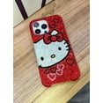 thumbnail image 4 of for iPhone 15 Pro Max Rhinestone Phone Case 14 plus  Hello Kitty 13 Pro Full Diamond 12 All-Inclusive Soft Case 14 Cartoon RJ, 4 of 5
