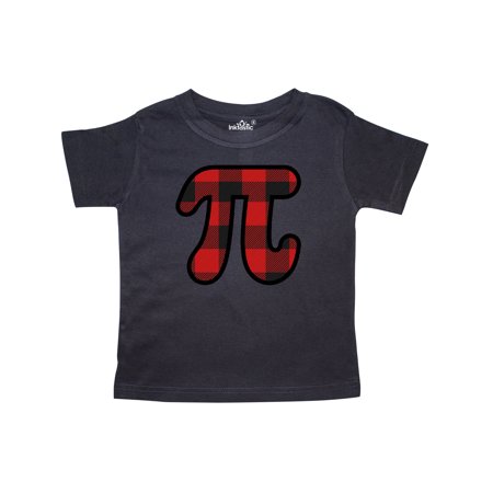 

Inktastic Pi Day Math Party Buffalo Plaid Gift Toddler Boy or Toddler Girl T-Shirt