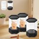 thumbnail image 1 of Caja Organizadora de Almacenamiento Multifuncional Hexagonal | Porta bolígrafos de plástico apilable | Organizador de herramientas de maquillaje y brochas cosméticas | Pantalla de cubierta, 1 of 6