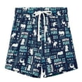 thumbnail image 6 of Zando 3 Pack Womens Pajama Shorts Casual Drawstring Sleep Shorts Soft Lounge Sleepwear with Pockets M, 6 of 8