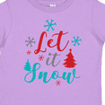 thumbnail image 4 of Inktastic Let It Snow, Snowflakes, Christmas - Red Blue Gray Boys or Girls Toddler T-Shirt, 4 of 5