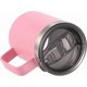 thumbnail image 3 of 12oz Stainless Steel Insulated Coffee Mug with Handle, Double Wall Vacuum Travel Mug, Tumbler Cup with Sliding Lid, Pink, 3 of 4