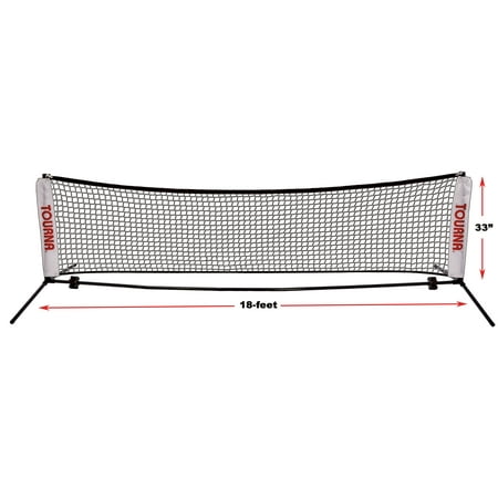 Tourna 18-foot Portable Tennis Net for Youth Tennis