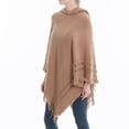 thumbnail image 5 of Idoravan beach cover ups for women Crochet Beach Cover Ups for Women 2024 Women's Fashion Crochet Versatile Hooded Cape Shawl Wrap Sweater Tops, 5 of 5