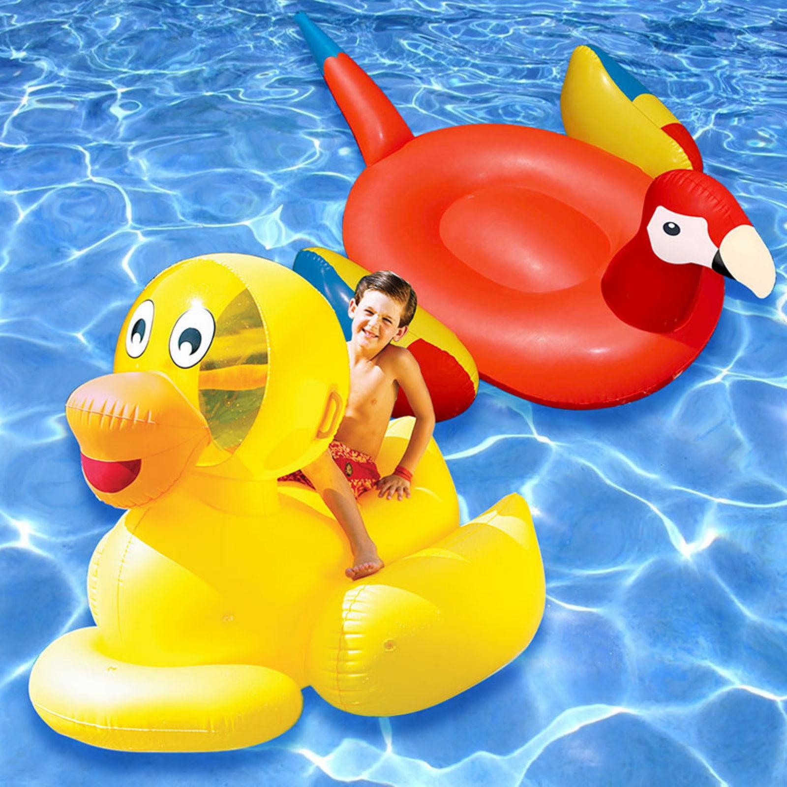 Swimline Animal Kingdom Extra Large Swimming Pool Floats Combo Value ...