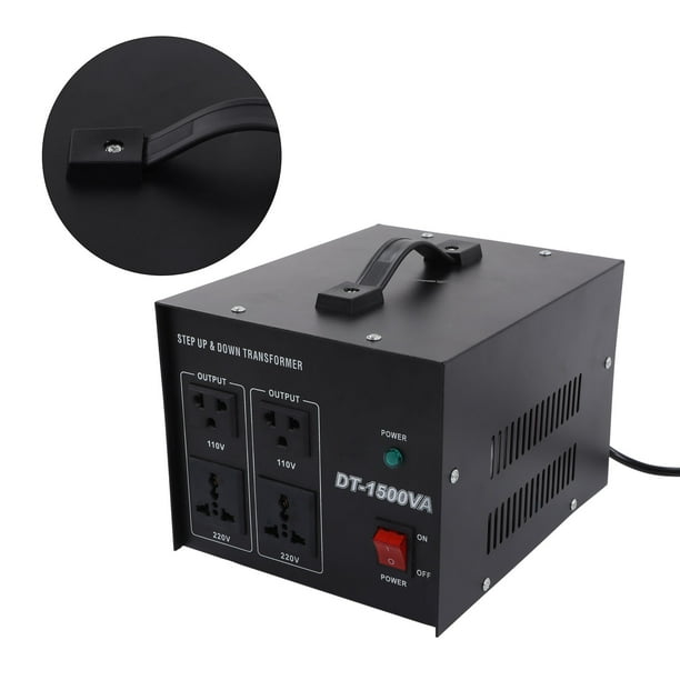 Transformador ANGGREK convertidor de voltaje elevador y reductor 1500 W 110 V-220 V