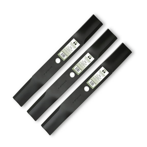 Terre Products, 3 Pack Hi Lift Lawn Mower Blades, 60 Inch Deck, Compatible with John Deere, Replacement for AM100538, M141785, M87622