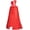 Red, variant on KAWELL Deluxe Elsa Princess Purple Cape Costume for 3-12 Girls Years