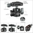 thumbnail image 3 of Ulanzi U-80L Arca-Swiss Cold Shoe Ball Head Lightweight Camera Tripod Head with 10KG Load Capacity for DSLR & Mirrorless Cameras, Microphones, and Video Accessories, 3 of 24