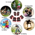 thumbnail image 5 of Fangsheng Protective Gear for Skating, Knee and Elbow Pads with Wrist Guards for Kids 3-8 Years Old, 5 of 6