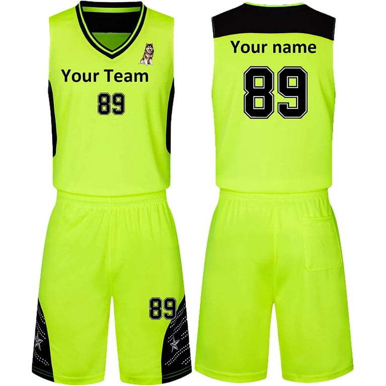  Custom Basketball Jersey and Shorts for Kid Adult Personalized Basketball  Jerseys Customize with Your Name Number Team Logo : Clothing, Shoes &  Jewelry