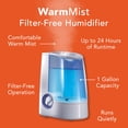 thumbnail image 4 of Humidificador Vicks Warm Mist para habitaciones pequeñas y grandes, tanque de 4 litros, 4 of 8