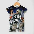 thumbnail image 4 of Beetlejuice Baby Bodysuit Soft & Breathable Infant Romper Unisex Short Sleeve Jumpsuit Ideal for 3 to 24 Months, 4 of 8