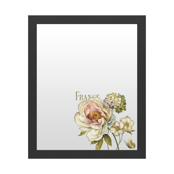 Trademark Fine Art 'Marche de Fleurs on Black' Markerboard by Lisa Audit