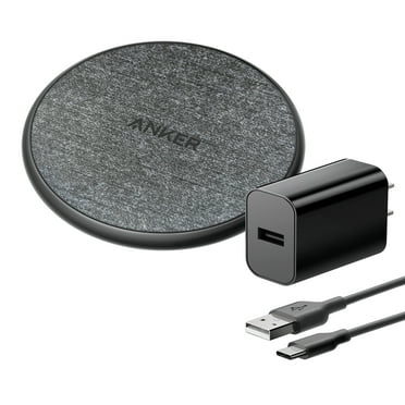 Anker 10W Wireless Charging Pad with Cable   Wall Charger Included