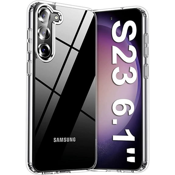 Crystal Clear Case Samsung Galaxy S23 5G (6.1 inch), Ultra-Thin Slim Fit Protective Soft TPU Silicone {Compatible with Samsung Galaxy S23 5G}