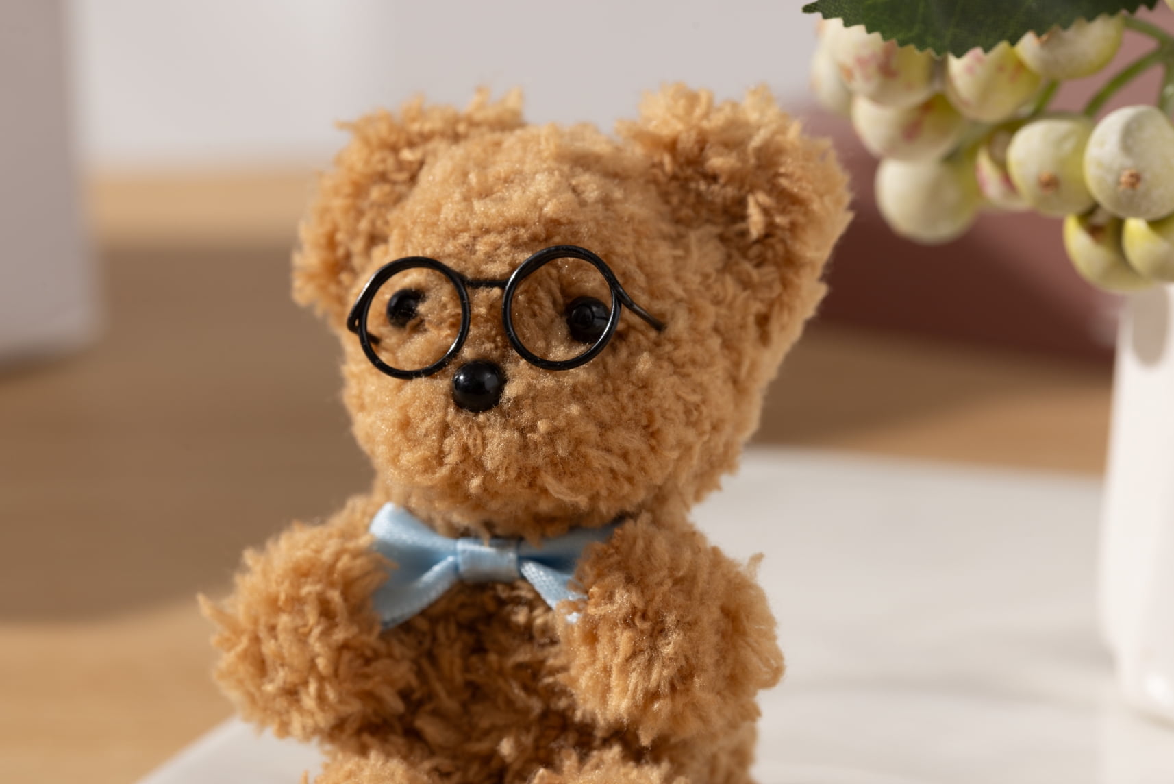 Way to Celebrate DIY Bear Kit, 1 Count Brown Teddy Bear, Perfect Gift for Valentine's Day