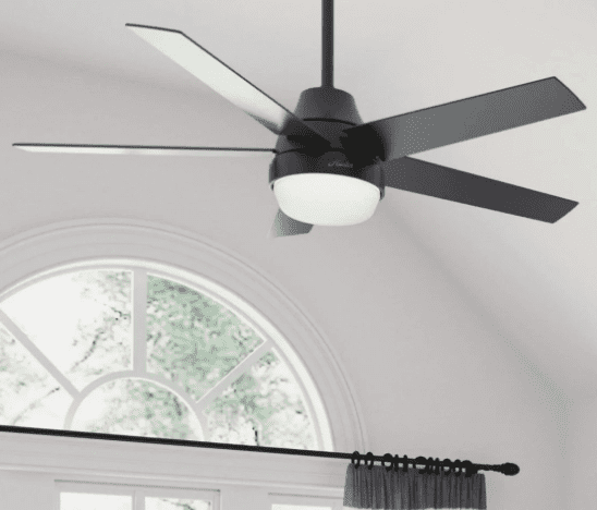Hunter AeroSync Smart Ceiling Fan 50 Inch with LED Light Kit, WiFi Enabled, Remote Control, Indoor Modern Ceiling Fan, Model 50389