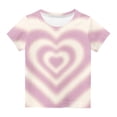 thumbnail image 5 of enyan Girls Tie Dye T Shirts Long Sleeve Love Graphic Tees Fall Cotton Tshirts Basic Tops 3-14 Years Sky Blue,10-11 Years, 5 of 5
