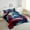 Blue Red, variant on Erosebridal White Red Fox Comforter Sets Full Size, Romantic Wildlife Comforters & Duvets, Glitter Galaxy Reversible Duvet Insert, Lightweight Room Decor, 3pcs