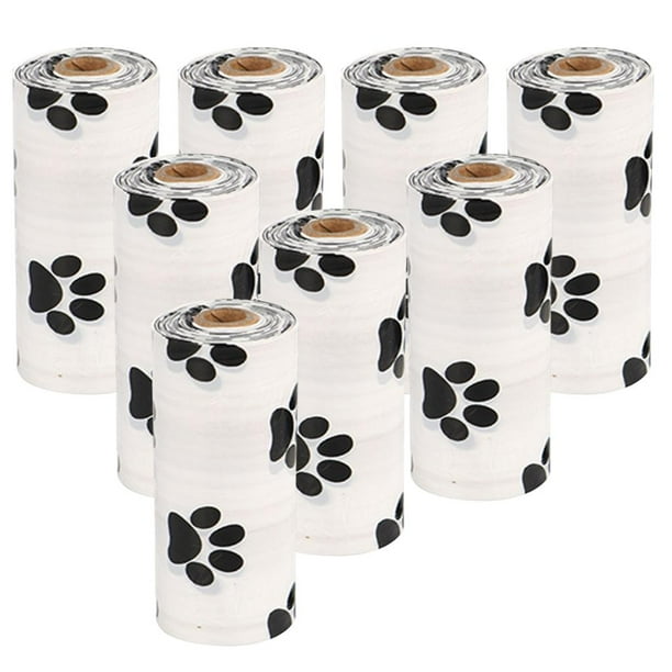Bolsas de basura para mascotas bolsa Biodegradable respetuosa con 8Rollo Zulema Bolsas para desechos de caca