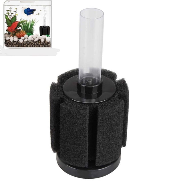 Filtro de esponja bioquímica para acuarios Betta, apto para alevines y peces pequeños