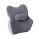 thumbnail image 1 of Almohada de Apoyo Lumbar para Oficina, Almohada de Cintura, Cojín de Apoyo para La Espalda Transpirable para Silla de Juegos, Silla de Oficina, Coche, Gris, 1 of 7