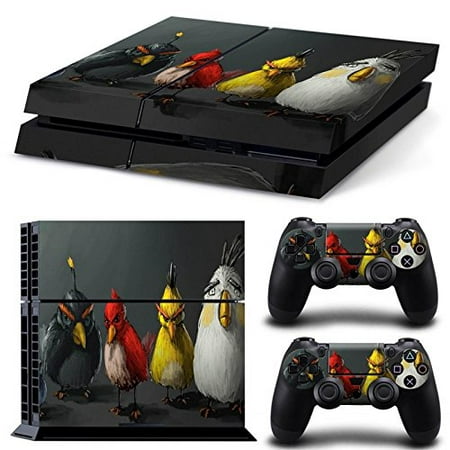 GoldenDeal PS4 Console and DualShock 4 Controller Skin Set - BIRDS Video game - PlayStation 4 Vinyl Mortal (Best Controller For Pc Fighting Games)