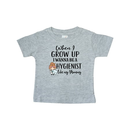

Inktastic Future Dental Hygienist Like Mommy Gift Baby Girl T-Shirt