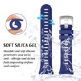 thumbnail image 5 of Watbro Compatible Con Garmin Forerunner 45S Band Correa De Repuesto Deportiva De Silicona Suave Correa De Fitness Pulsera Para Reloj Inteligente Garmin Forerunner 45S, 5 of 5