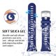 thumbnail image 5 of Watbro Compatible Con Garmin Forerunner 45S Band Correa De Repuesto Deportiva De Silicona Suave Correa De Fitness Pulsera Para Reloj Inteligente Garmin Forerunner 45S, 5 of 5