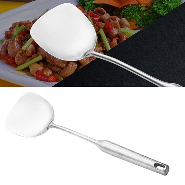 unbranded De Cocina De Acero Inoxidable Para Wok Con Mango Hueco Y Liviano