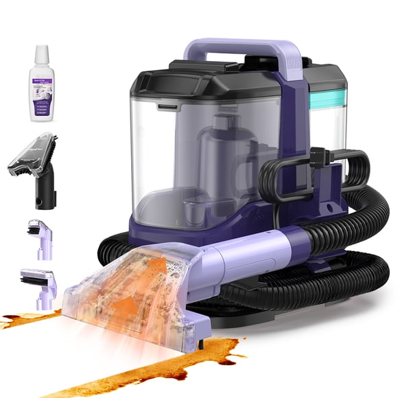 Inse C9S Limpiador Portátil para Alfombras y Tapicería – Limpieza Profunda 3 en 1 con Rociado, Cepillado y Aspiración para Sofás, Sillones, Cojines y Hendiduras