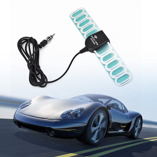 Antena de coche de 12V, antena interna para coche, señal de Radio FM, amplificador de señal de antena mejorado