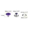 thumbnail image 2 of 200set Grommets Kit Metal Eyelets 4mm Grommet Tool for Shoes Clothes Belt Bag DIY Project, Purple, 2 of 7