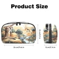 thumbnail image 5 of Kangaroo Oxford Fabric Waterproof Digital Bag Cable Organizer Travel Small Holder for Charger, Hard Drive - 5.9x9.44x3.14 in., 5 of 6