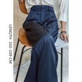 thumbnail image 1 of NOVEDAD DE VERANO 2023, pantalones de satén de seda para mujer, pantalones de traje de pierna ancha informales negros de cintura alta a la moda coreana para mujer, pantalones de gran tamaño Tan Jianjun unisex, 1 of 2